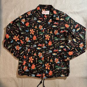 Blood For Mercy Windbreaker Jacket Kauai Hawaiian Jacket‎ Mens Small
